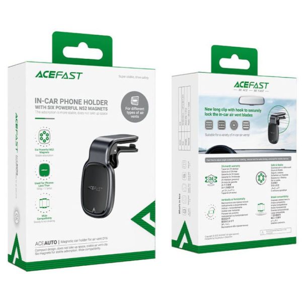 Автотримач Acefast D16 magnetic car holder for air vent - Зображення 5