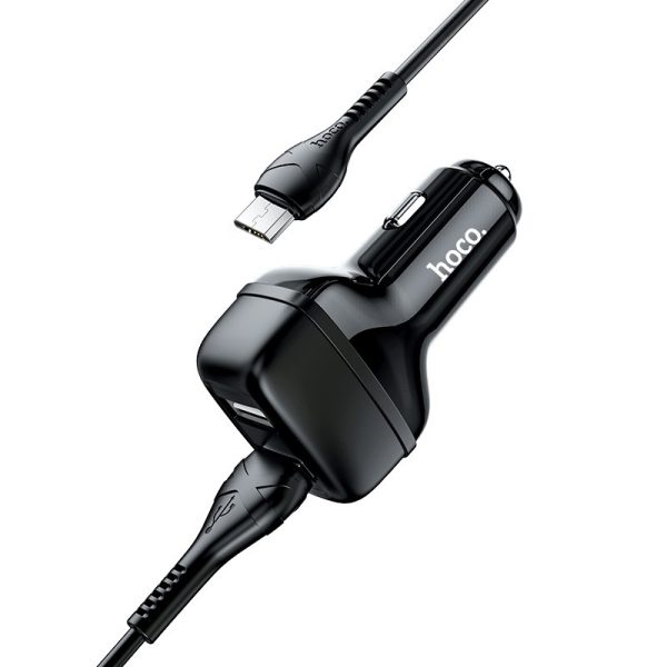 АЗП Hoco Z36 (2USB/2.4A) + MicroUSB - Зображення 3