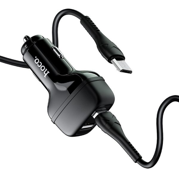 АЗП Hoco Z36 (2USB/2.4A) + MicroUSB - Зображення 8