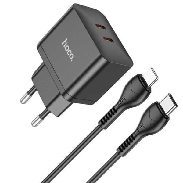 Зарядний пристрій Hoco N29 PD35W (2Type-C) + Type-C + Lightning - Зображення 2