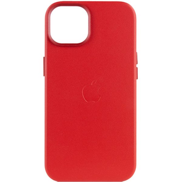 Шкіряний чохол для Apple iPhone 12 Pro Max Crimson Leather Case with MagSafe