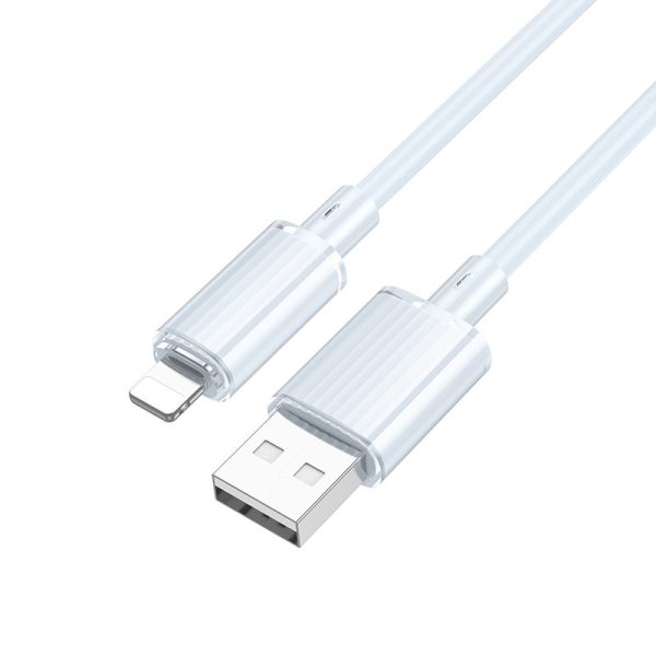 Дата кабель Borofone BX112 Lemon USB to Lightning 2.4A (1m) - Зображення 2