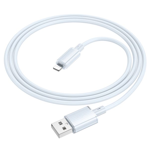 Дата кабель Borofone BX112 Lemon USB to Lightning 2.4A (1m) - Зображення 3