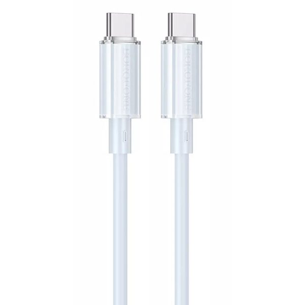 Дата кабель Borofone BX112 Lemon Type-C to Type-C 60W (1m)