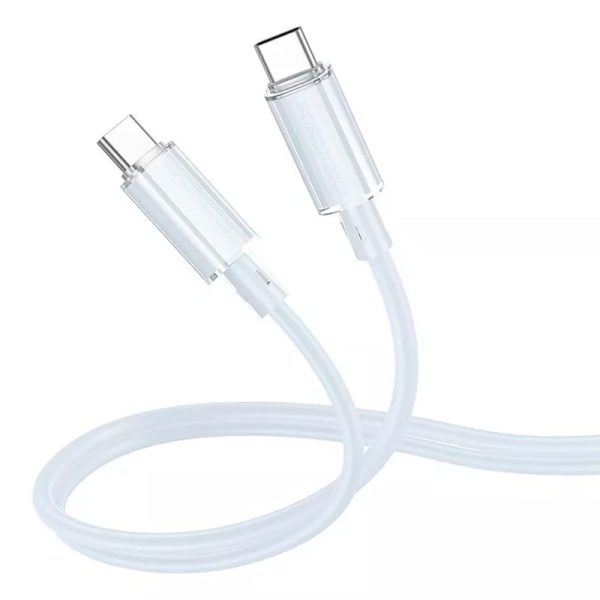 Дата кабель Borofone BX112 Lemon Type-C to Type-C 60W (1m) - Зображення 2