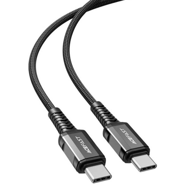 Дата кабель Acefast C1-09 USB-C to USB-C PD240W 40Gbps USB 4 aluminum alloy (1m) - Зображення 2
