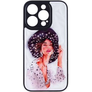 Чохол для iPhone 14 Pro Max Girl in a hat Prisma Ladies