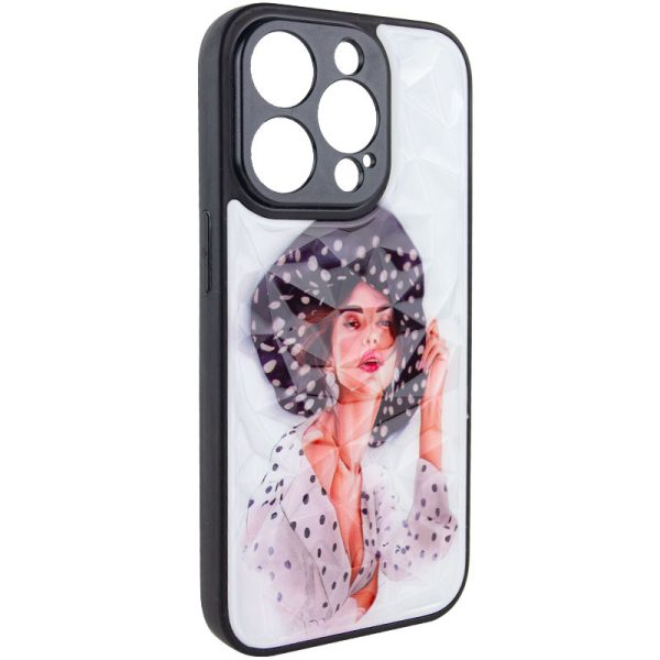Чохол для iPhone 14 Pro Max Girl in a hat Prisma Ladies - Зображення 2