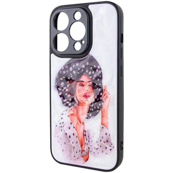 Чохол для iPhone 14 Pro Max Girl in a hat Prisma Ladies - Зображення 3