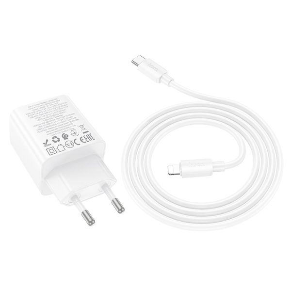 Зарядний пристрій Hoco N56 Fundador PD30W four-port (2C2A) + Type-C to Lightning - Зображення 3