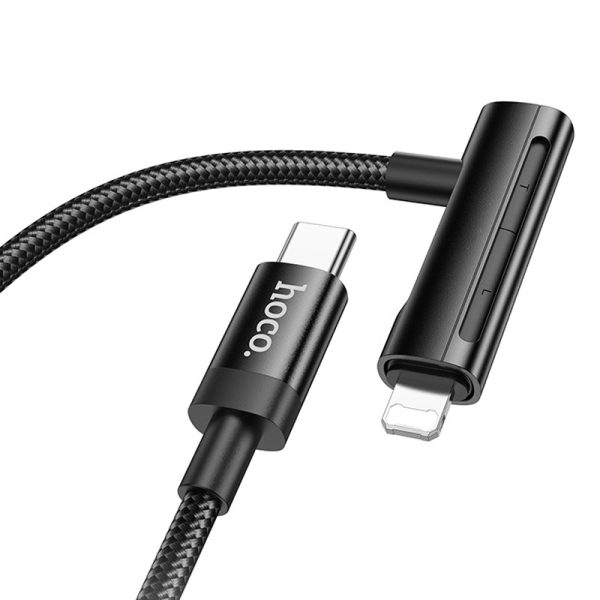 Дата кабель Hoco U135 Incredible 2in1 Type-C to Lightning/Type-C (1m) - Зображення 3