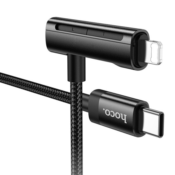 Дата кабель Hoco U135 Incredible 2in1 Type-C to Lightning/Type-C (1m) - Зображення 4