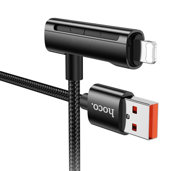 Дата кабель Hoco U135 Incredible 2in1 USB to Lightning/Type-C (1m) - Зображення 4