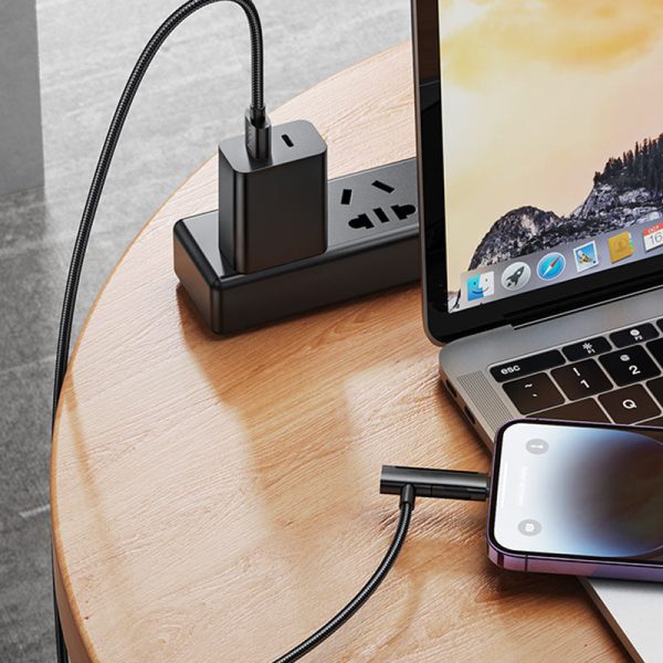 Дата кабель Hoco U135 Incredible 2in1 USB to Lightning/Type-C (1m) - Зображення 8