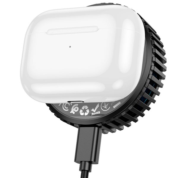 Бездротова зарядка Hoco CW57 Air-cooled 15W magnetic wireless fast charger - Зображення 7