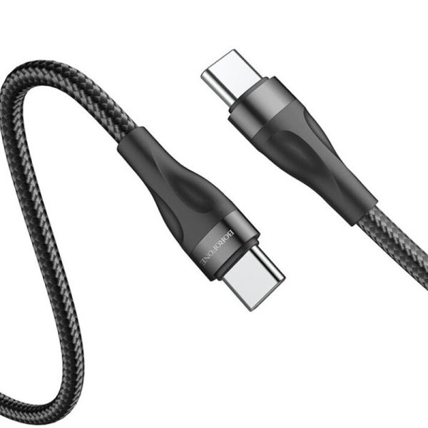 Дата кабель Borofone BX61 Source 60W Type-C to Type-C (1m) - Зображення 2
