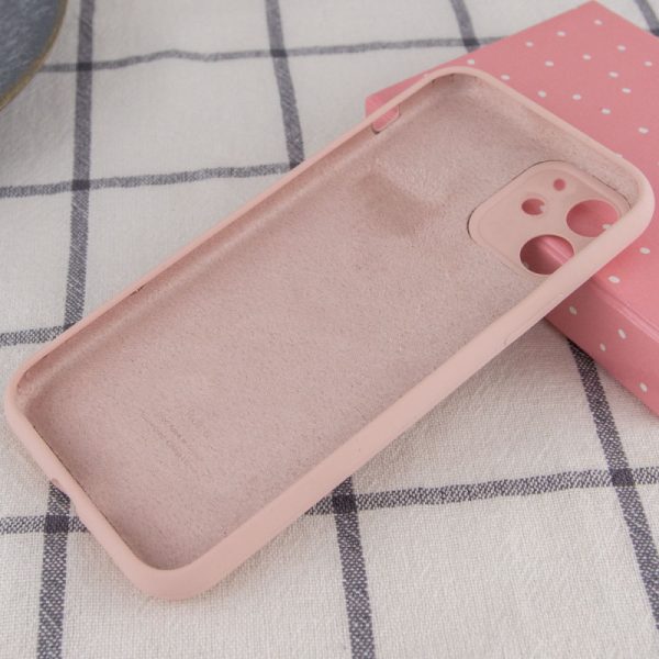 Чохол для iPhone 12 Рожевий Silicone Case Full Camera Protective - Зображення 2