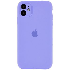 Чохол для iPhone 12 Фіолетовий Silicone Case Full Camera Protective