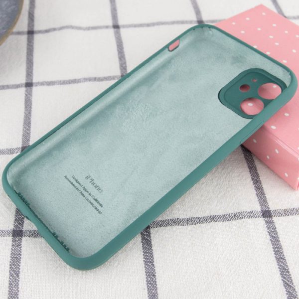 Чохол для iPhone 12 Зелений Silicone Case Full Camera Protective - Зображення 2