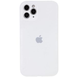 Чохол для iPhone 12 Pro Білий Silicone Case Full Camera Protective