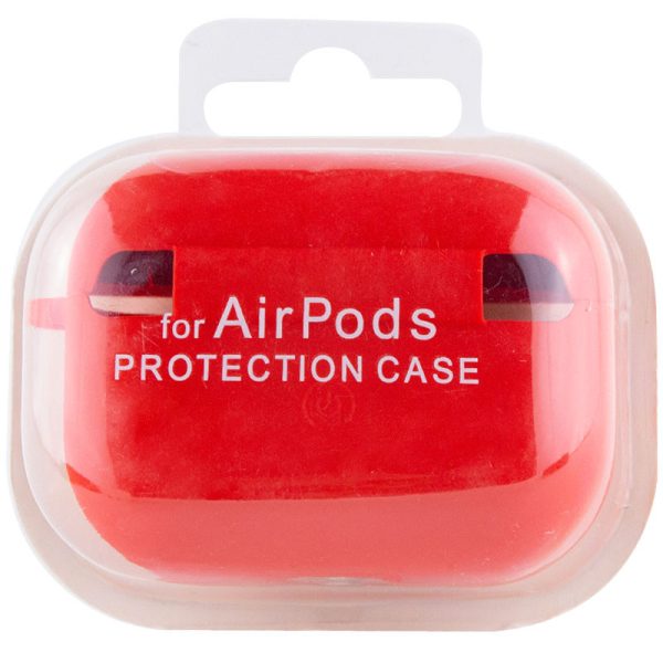 Силіконовий футляр для Airpods Pro з мікрофіброю - Зображення 4