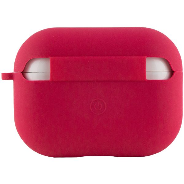 Силіконовий футляр для Airpods Pro з мікрофіброю - Зображення 3