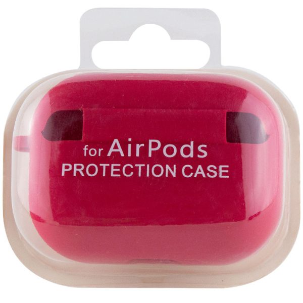 Силіконовий футляр для Airpods Pro з мікрофіброю - Зображення 4