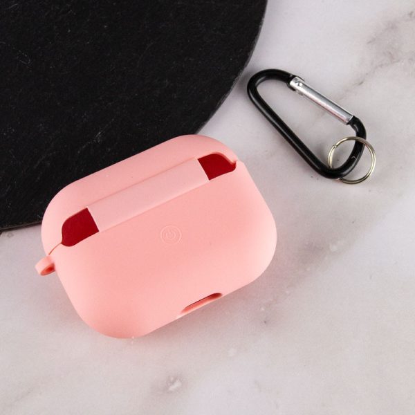 Силіконовий футляр для Airpods Pro з мікрофіброю - Зображення 4