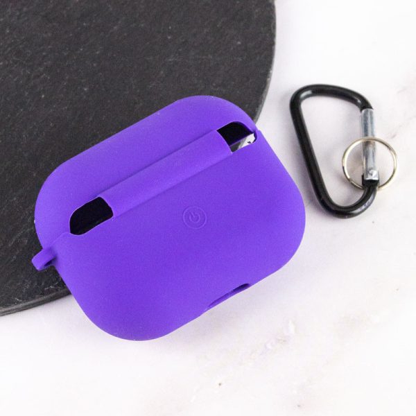 Силіконовий футляр для Airpods Pro з мікрофіброю - Зображення 3