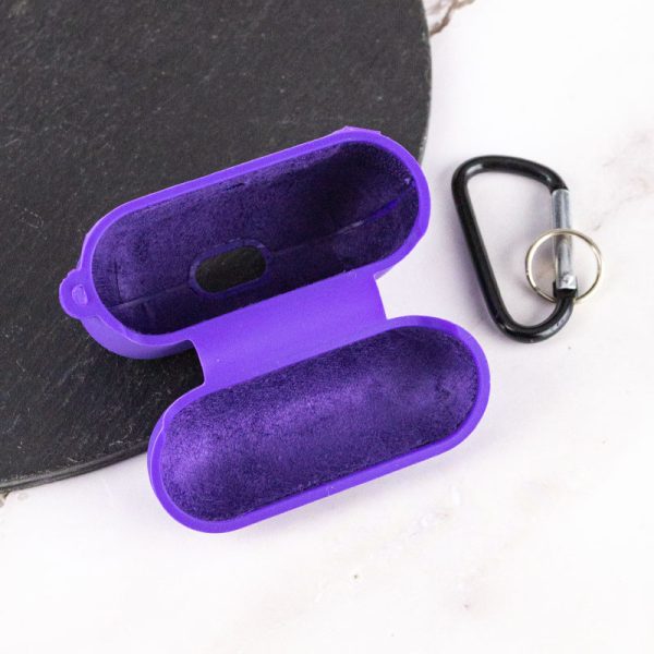 Силіконовий футляр для Airpods Pro з мікрофіброю - Зображення 4