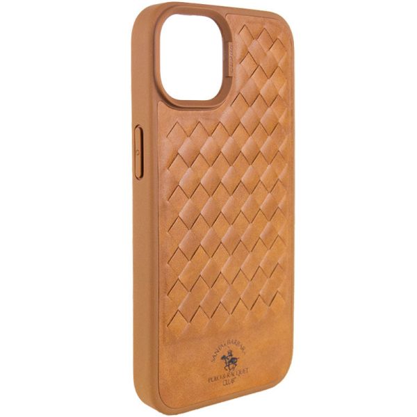 Шкіряний чохол для Apple iPhone 15 Plus Коричневий Polo Santa Barbara - Зображення 2