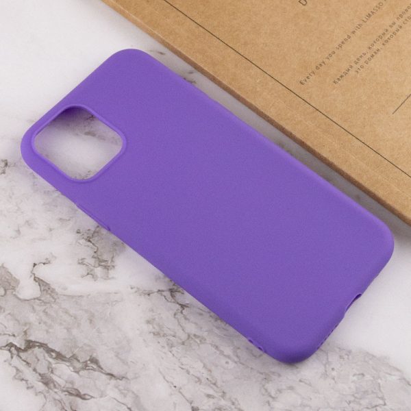Силіконовий чохол для Apple iPhone 12 Pro Max Фіолетовий Candy - Зображення 4