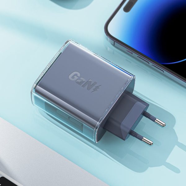 Зарядний пристрій Acefast A45 Exploration series PD65W GaN (2*USB-C+USB-A) - Зображення 3