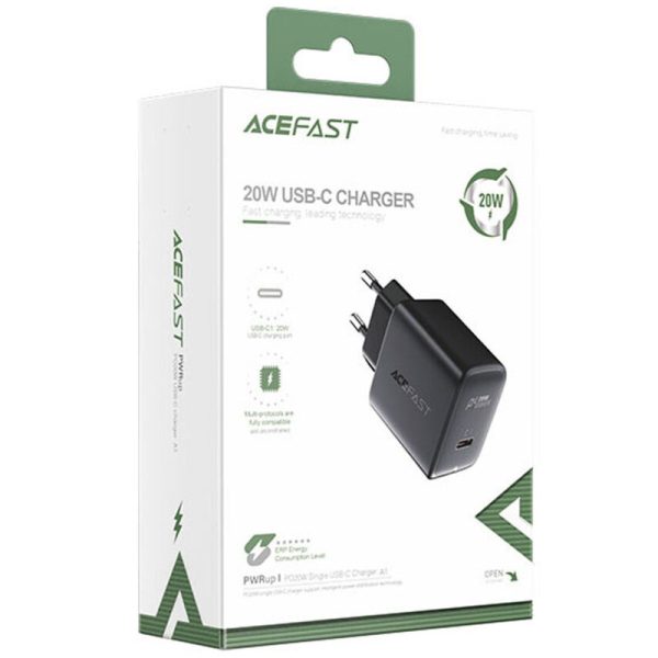 Зарядний пристрій Acefast A1 PD20W single USB-C - Зображення 4