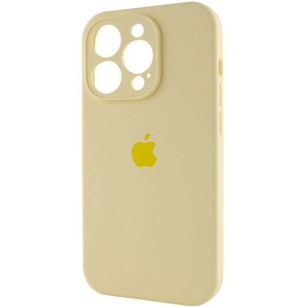 Чохол для iPhone 16 Pro Max Жовтий Silicone Case Full Camera Protective - Зображення 2