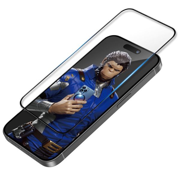 Захисне 3D скло Blueo Invisible Airbag Anti-broken для Apple iPhone 15 Pro Max - Зображення 4