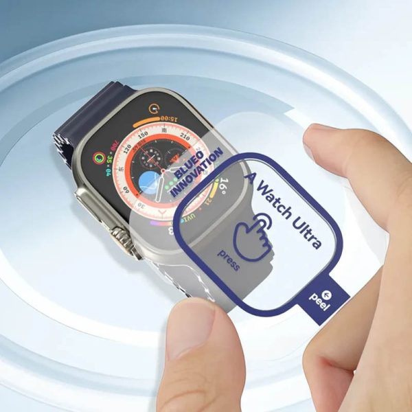 Захисне скло для Apple Watch Ultra / Ultra 2 49mm 2.5D Blueo Corning Gorilla Glass - Зображення 5