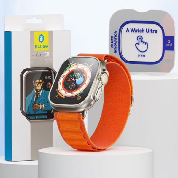 Захисне скло для Apple Watch Ultra / Ultra 2 49mm 2.5D Blueo Corning Gorilla Glass - Зображення 7