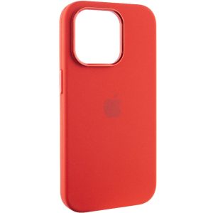 Чохол для iPhone 13 Pro Червоний Silicone Case Metal Buttons