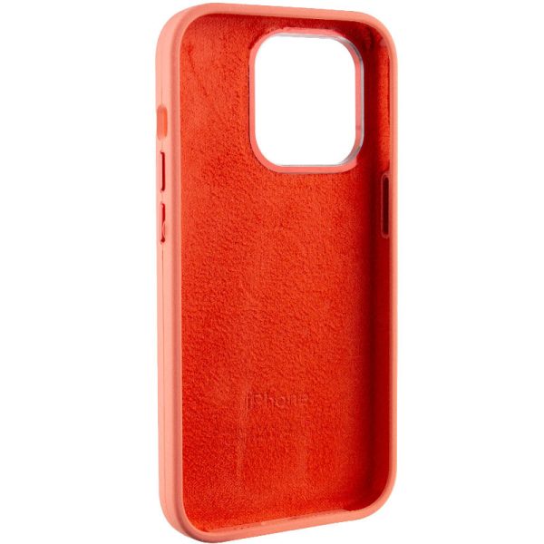Чохол для iPhone 13 Pro Рожевий Silicone Case Metal Buttons - Зображення 6
