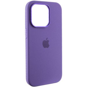 Чохол для iPhone 13 Pro Фіолетовий Silicone Case Metal Buttons