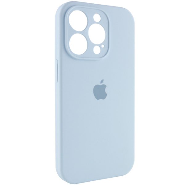 Чохол для iPhone 14 Pro Блакитний Silicone Case Full Camera Protective - Зображення 2