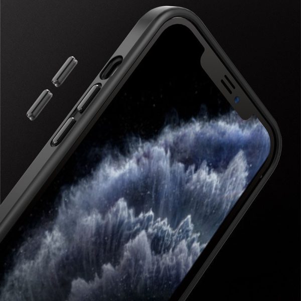 Чохол для iPhone 14 Plus Чорний Metal Buttons with MagSafe - Зображення 2