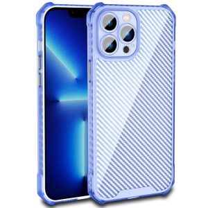 Чохол для iPhone 12 Pro Max Синій TPU Ease Carbon color series
