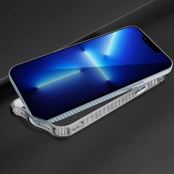 Чохол для iPhone 12 Pro Max Чорний TPU Ease Carbon color series - Зображення 2