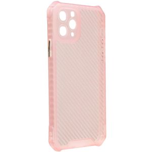 Чохол для iPhone 11 Pro Рожевий TPU Ease Carbon color series