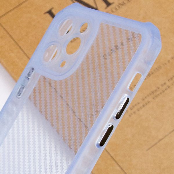 Чохол для iPhone 11 Pro Синій TPU Ease Carbon color series - Зображення 4