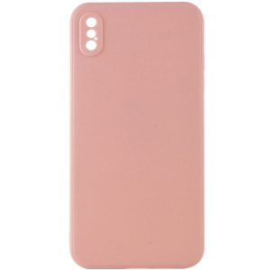 Силіконовий чохол для Apple iPhone XS Max Рожевий Candy Full Camera