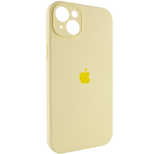 Чохол для iPhone 14 Plus Жовтий Silicone Case Full Camera Protective - Зображення 2