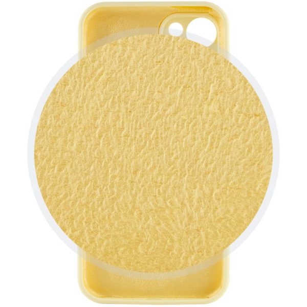 Чохол для iPhone 14 Plus Жовтий Silicone Case Full Camera Protective - Зображення 5